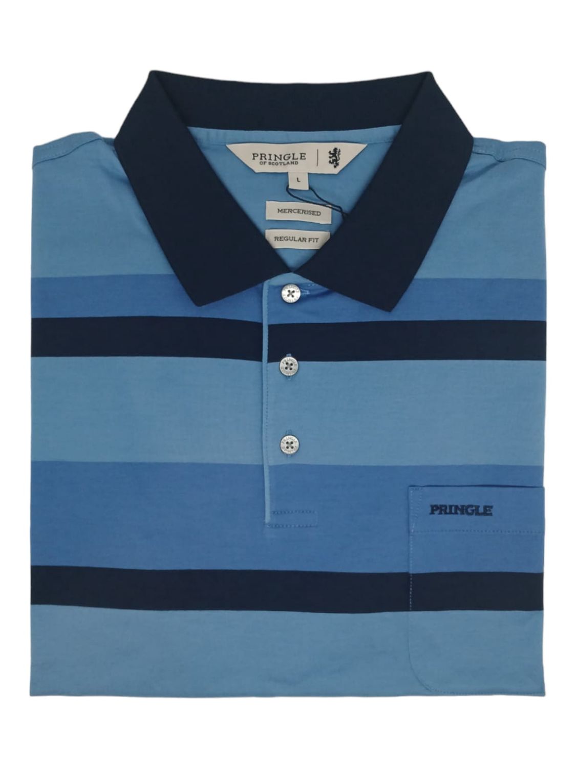 Pringle | Duncan Golfer | Double Mercerised | Navy, Size: S