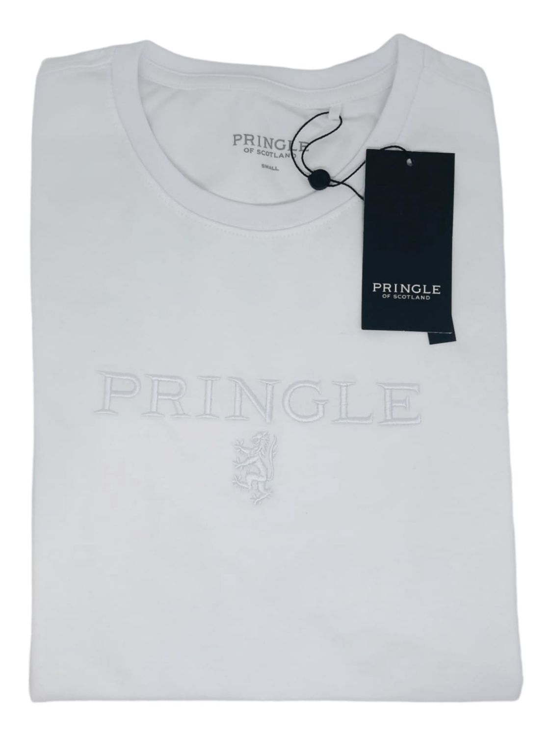 Pringle | Ace Crewneck T-shirt | White, Size: S