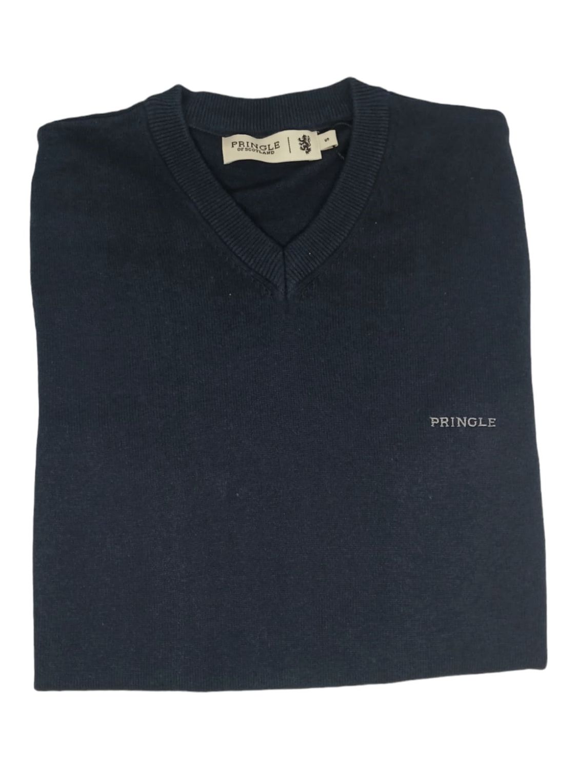 Pringle | Ryan Sleeveless V-Neck | Knitwear | Navy, Size: S