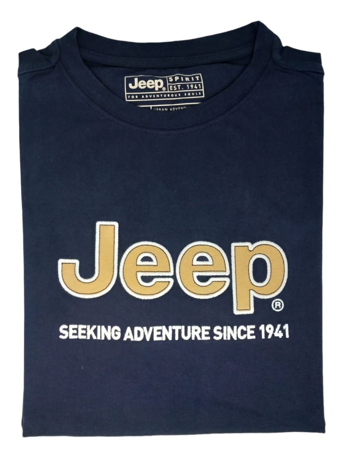 Jeep | Logo Applique T-Shirt | Midnight Blue, Size: S