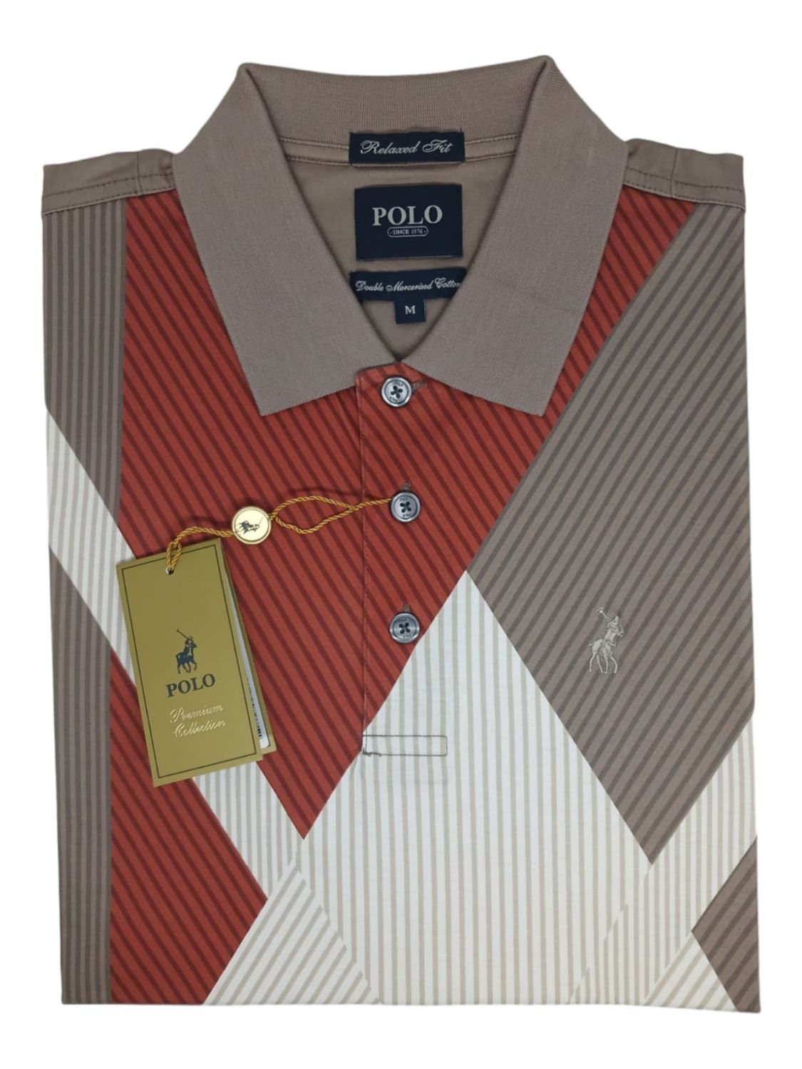 Polo | Double Mercerized Golfer | Orange, Size: S