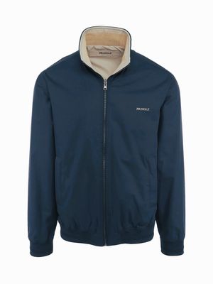 Pringle | Larry Reversible Harrington Jacket | Navy