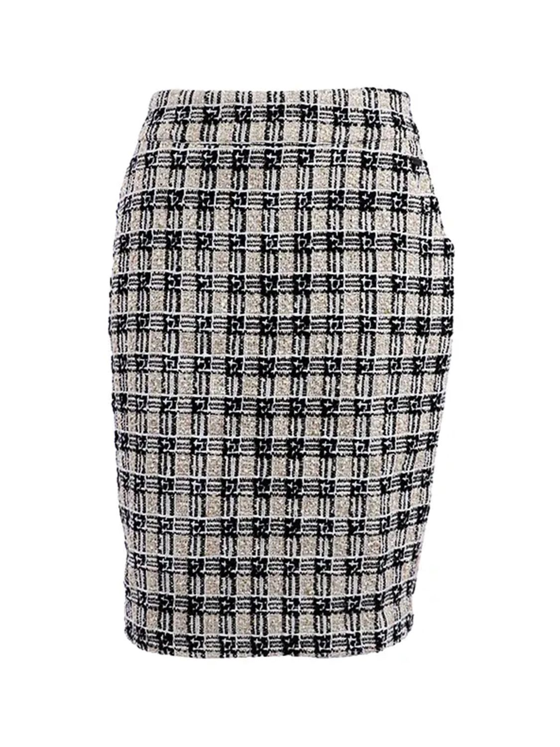 Pringle | Daphnie Tweed Skirt | Gold, Size: 8