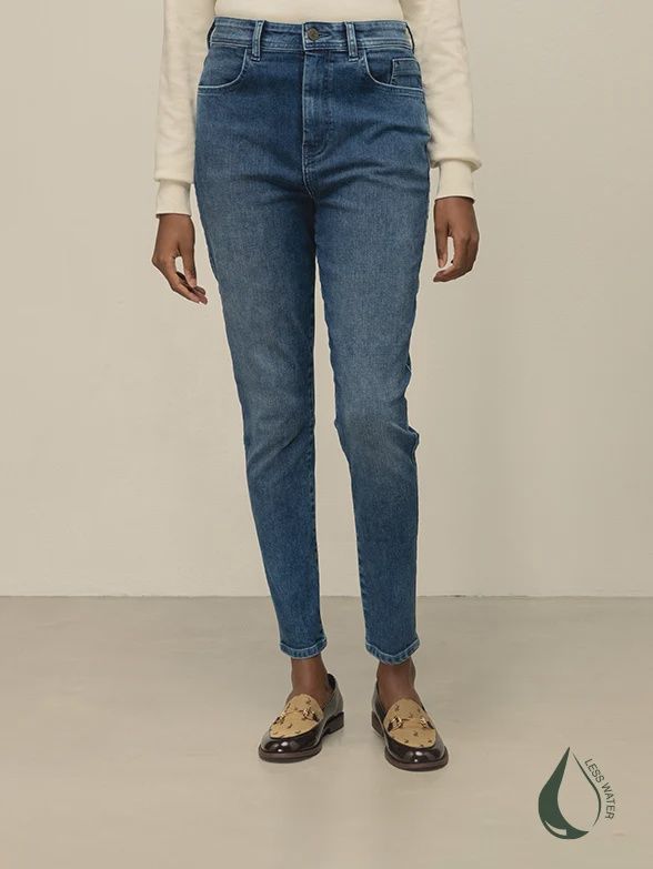 Polo | WMN Cally Highwaist Skinny Jean | Medium Wash, Size: 30