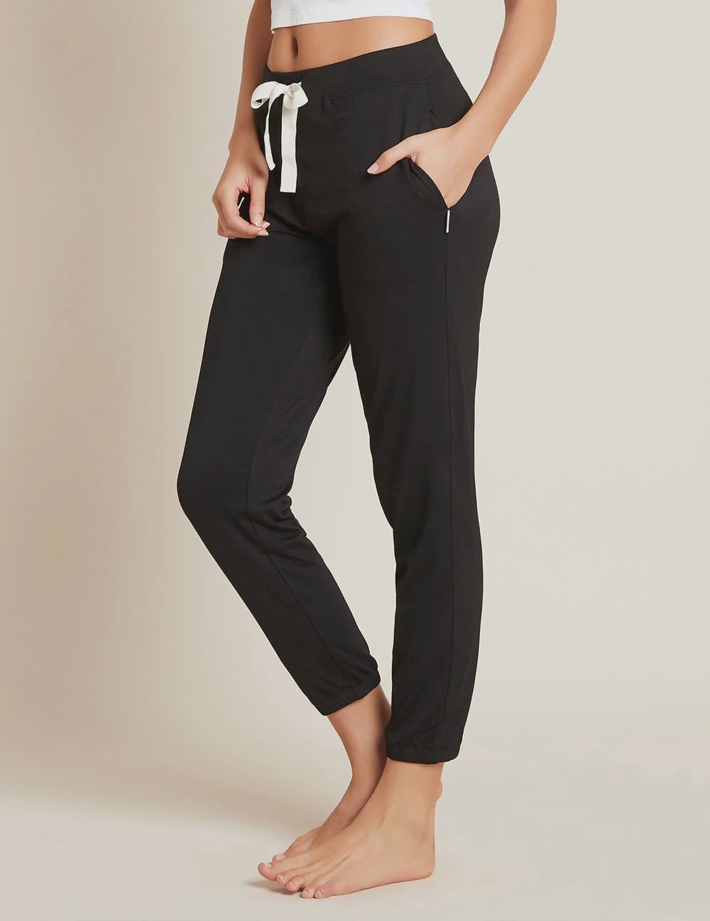 Boody | Goodnight Ankle Sleep Pants | Black, Size: S