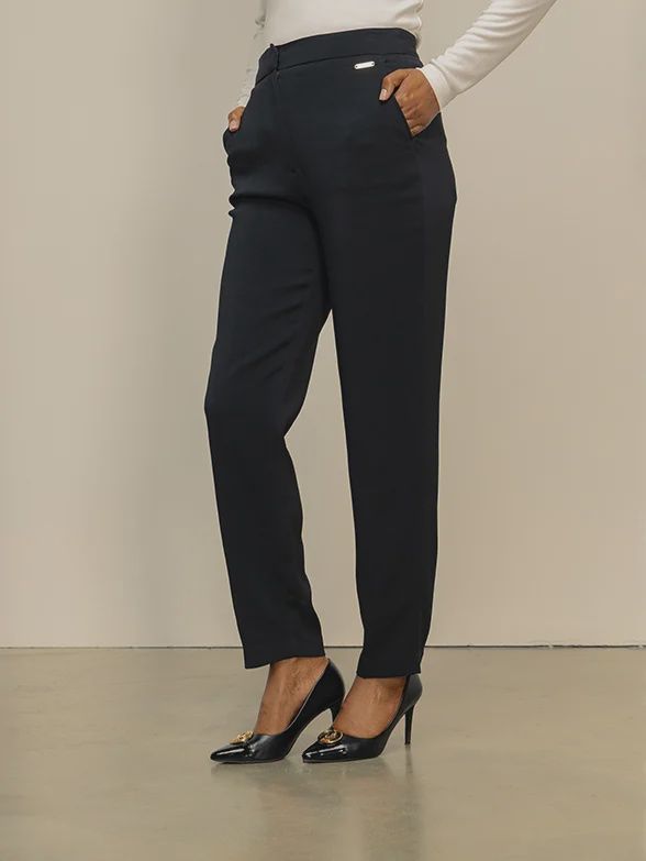 Polo | WMN Ruth Slim Fit Pant | Black, Size: 30