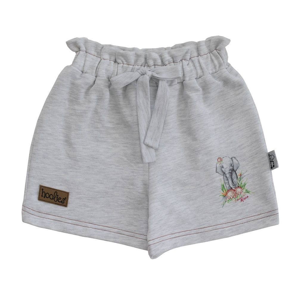 Hoolies | Watercolour Safara Paperbag Shorts, Size: 5-6yrs