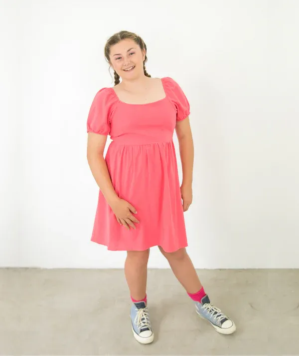 Sherbert | Rachel Dress | Watermelon Pink, Size: 7-8yrs