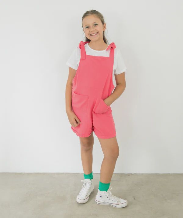 Sherbert | Hayley Jumpsuit | Watermelon Pink, Size: 7-8yrs