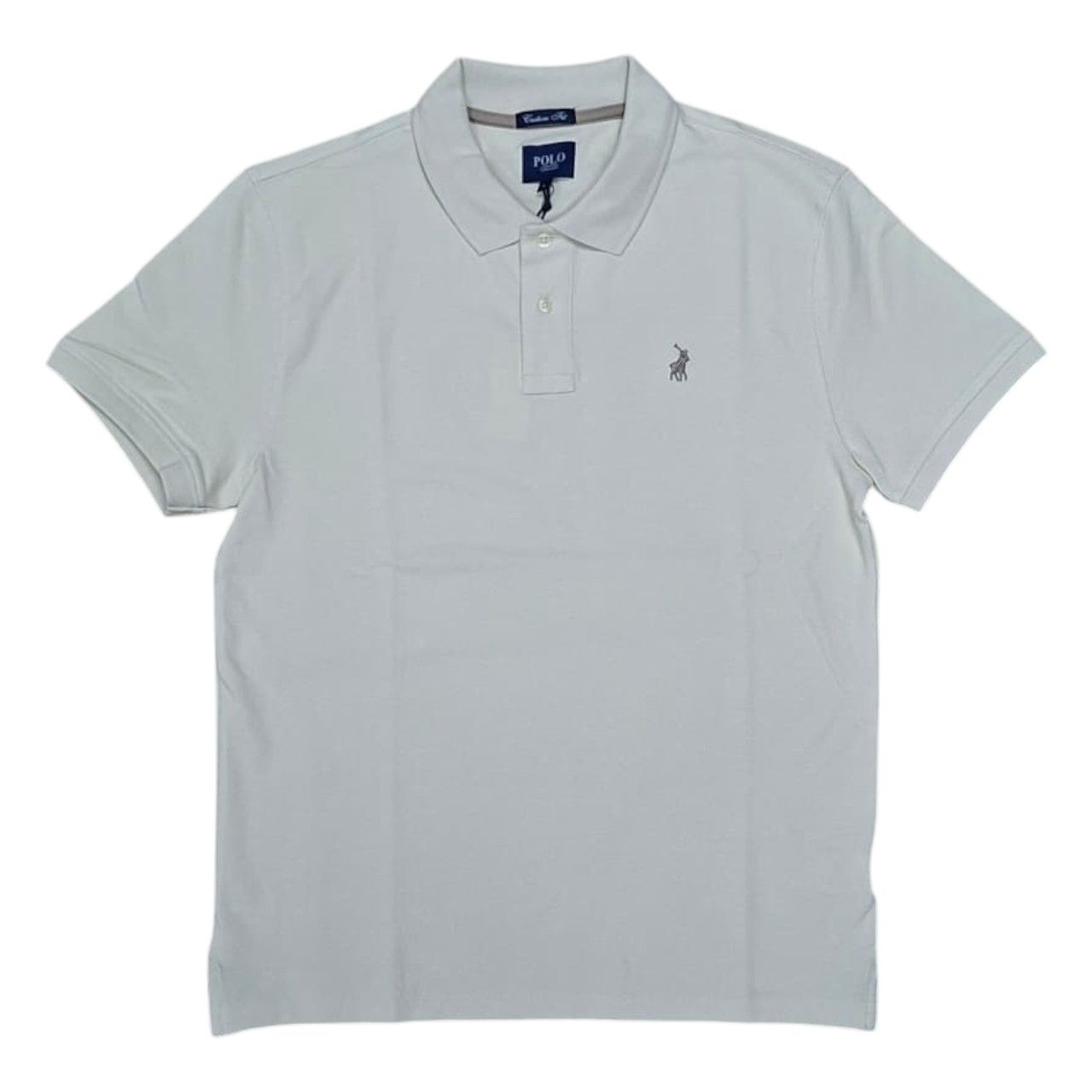 Polo - Carter Essential Pique Golfer - Stone, Size: S