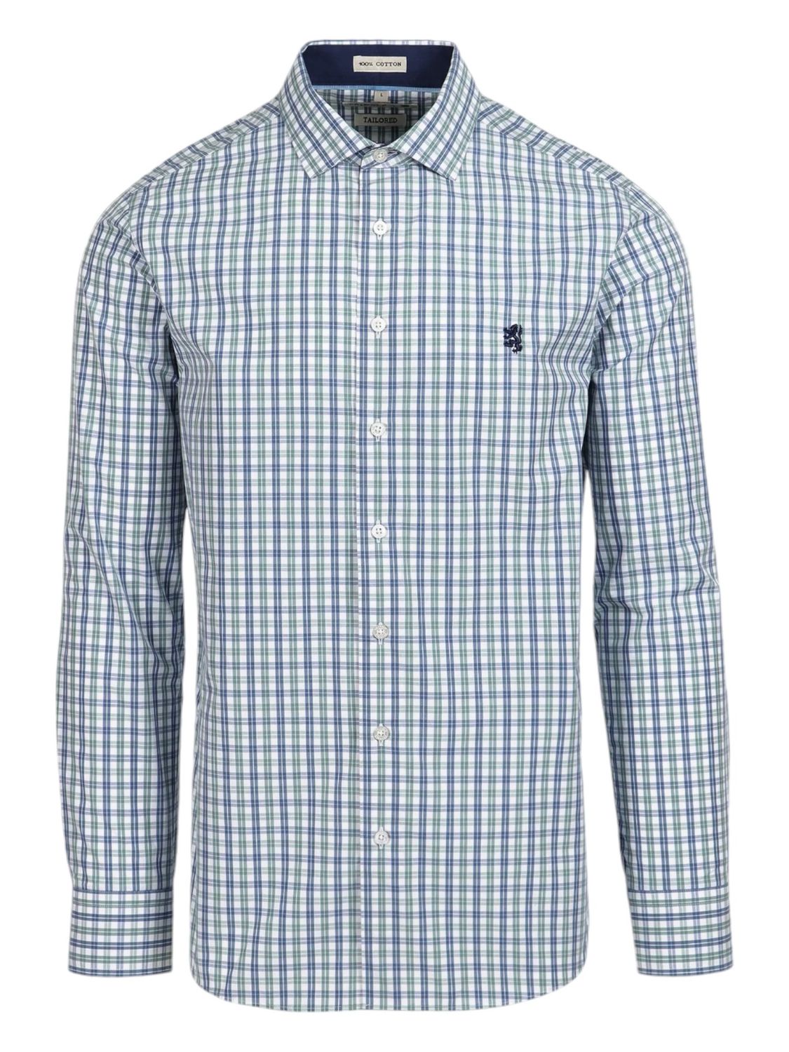 Pringle | Tailored Long Sleeve Shirt | Rowen | Blue, Size: S