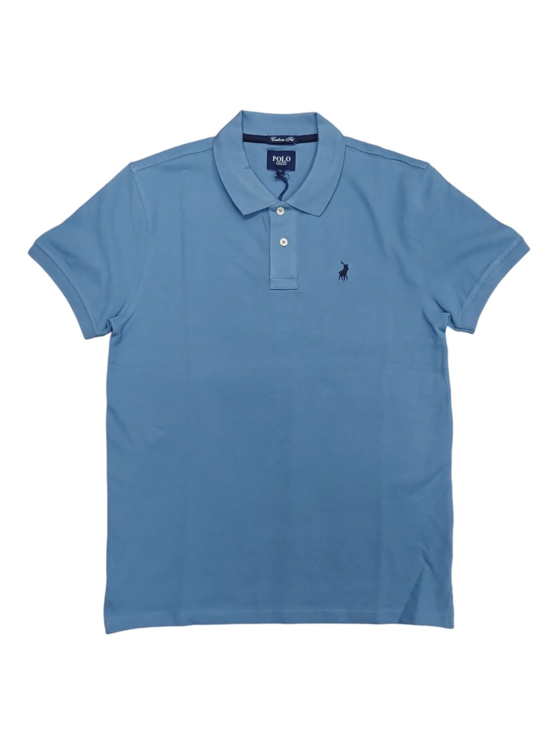 Polo | Carter Short Sleeve Pique Golfer | Petrol Blue, Size: S