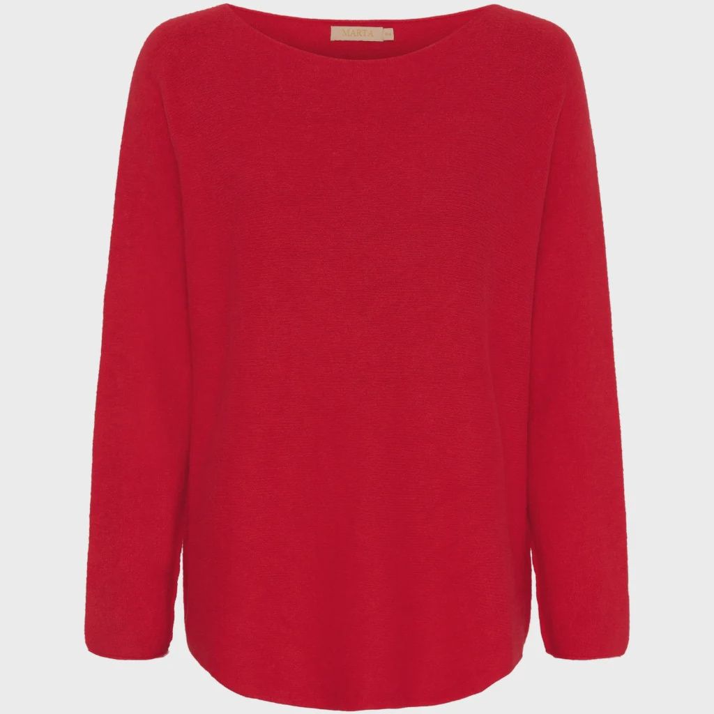 Marta Du Chateau | Mdc Dagmar Knit | Red, Size: S/M