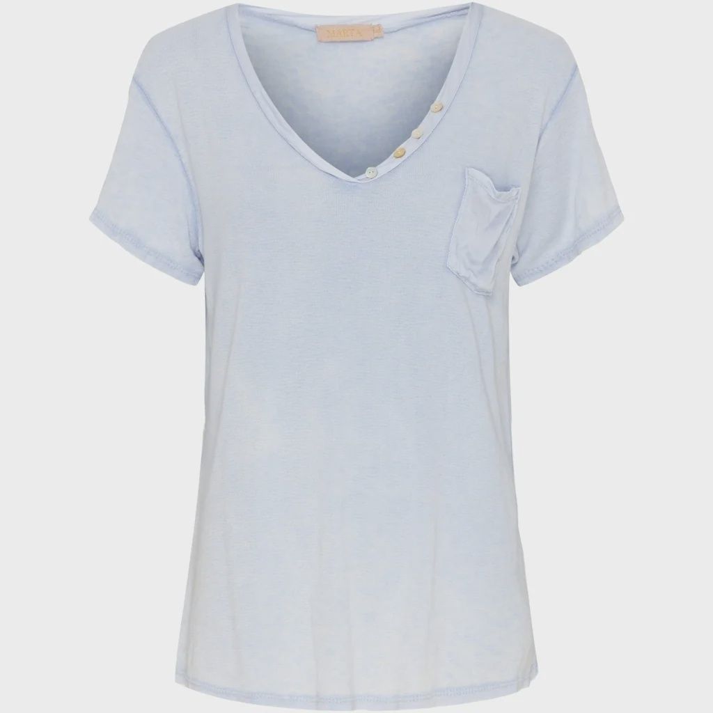 Marta Du Chateau | Mdc Dorothea T-Shirt | Celeste, Size: S/M
