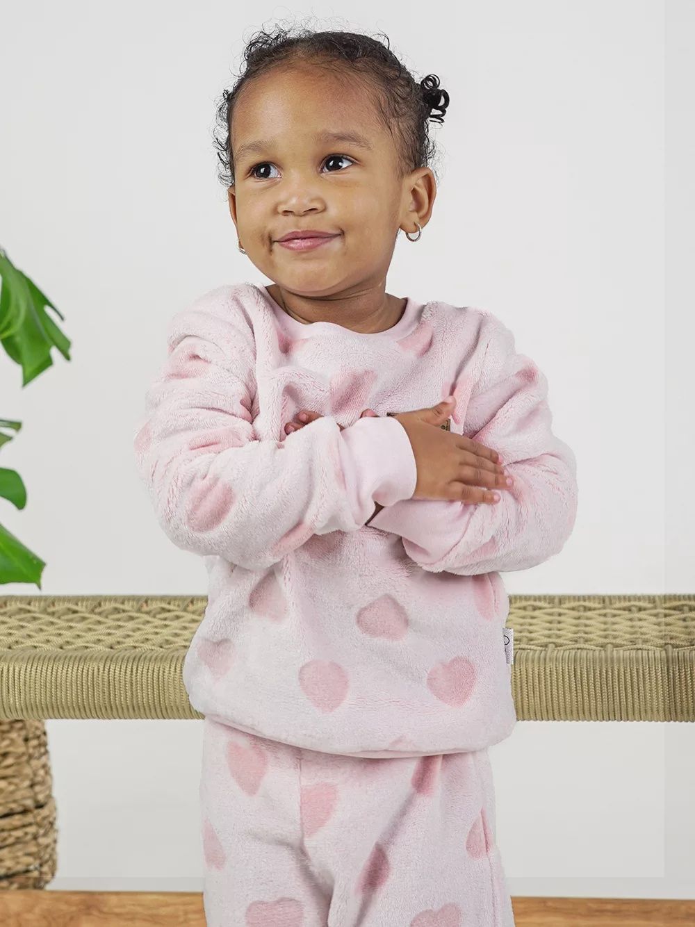 Hoolies | Heart Emboss Plush Set, Size: 1-2 years