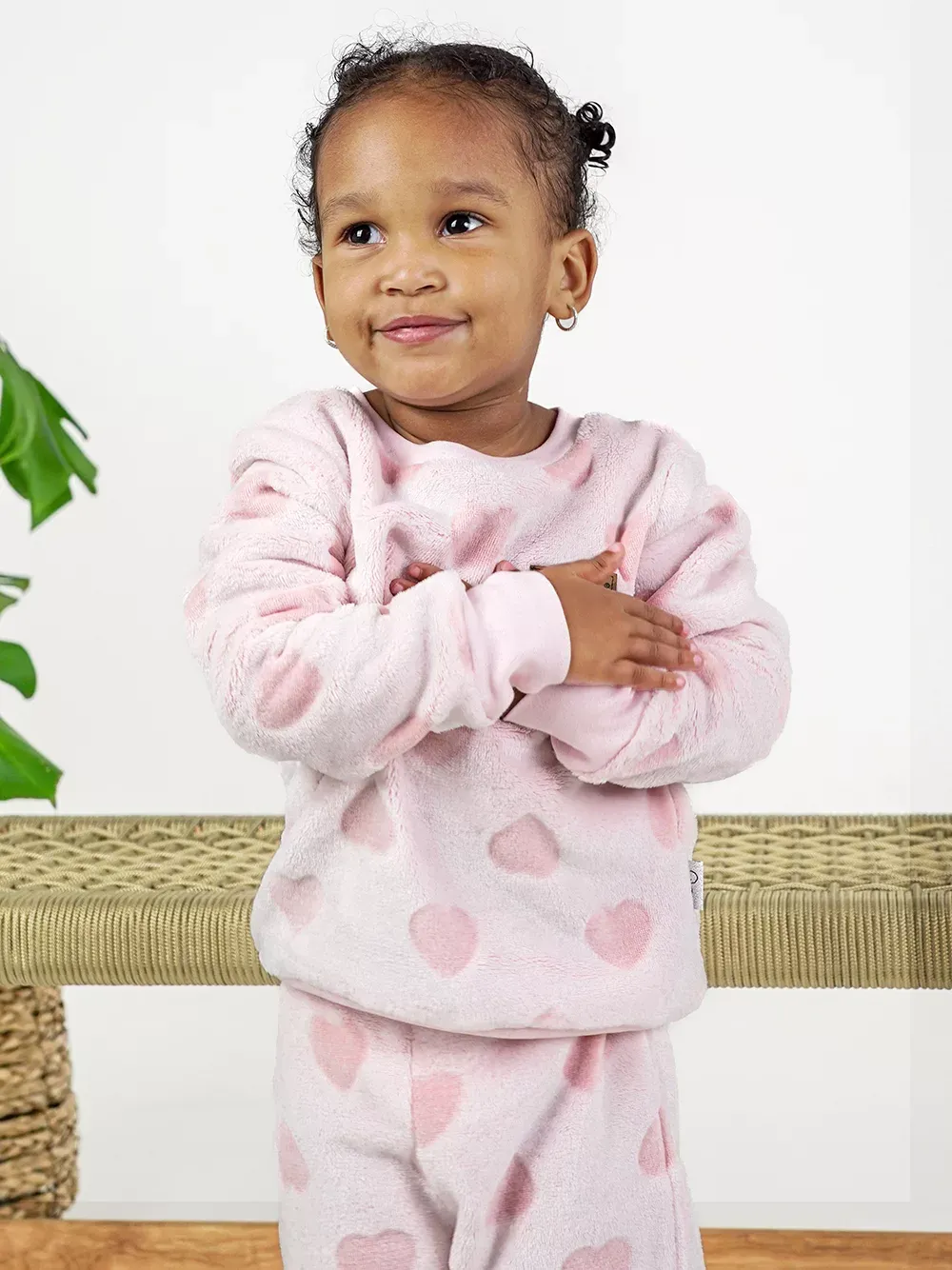 Hoolies | Heart Emboss Plush Set, Size: 1-2 years