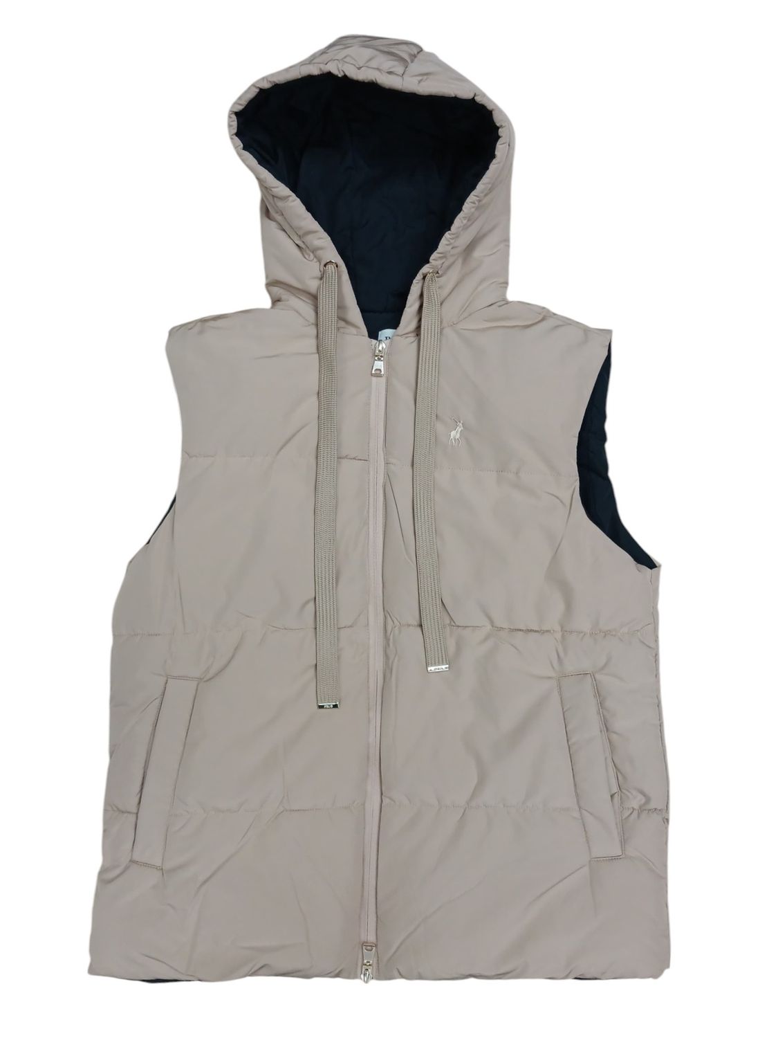 Polo | wmn Blair Sleeveless Puffer | Stone, Size: S