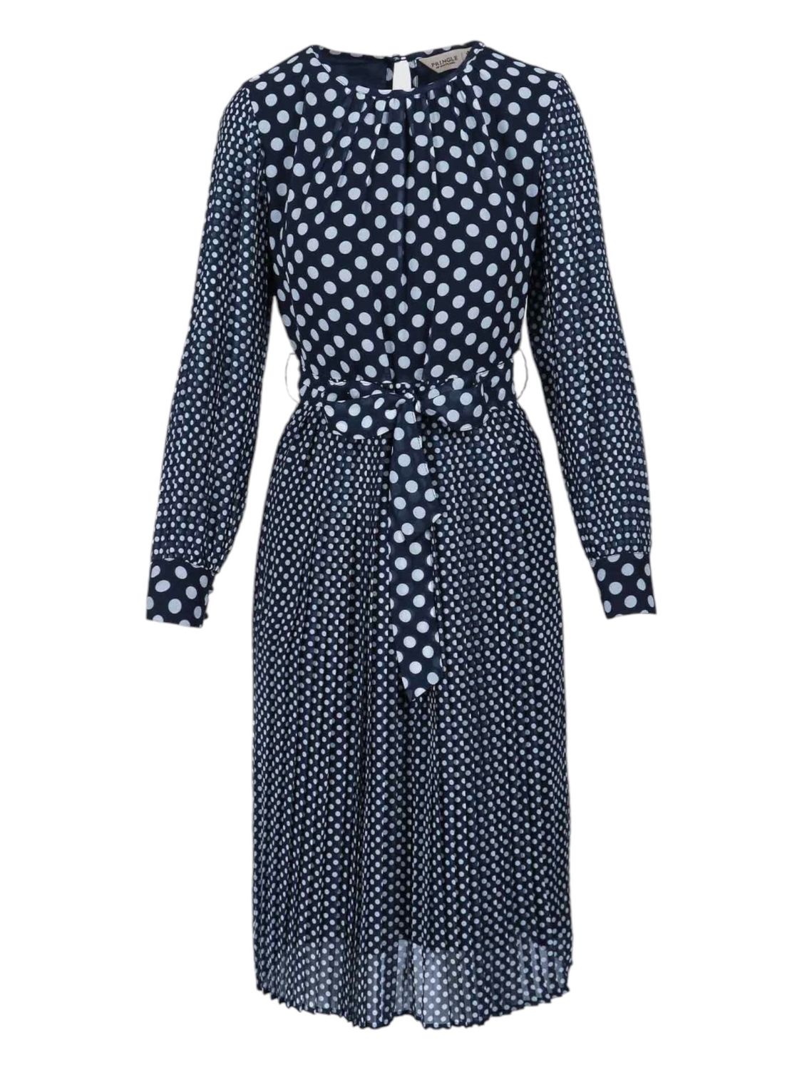 Pringle | Amelia Spot Dress | Navy, Size: S