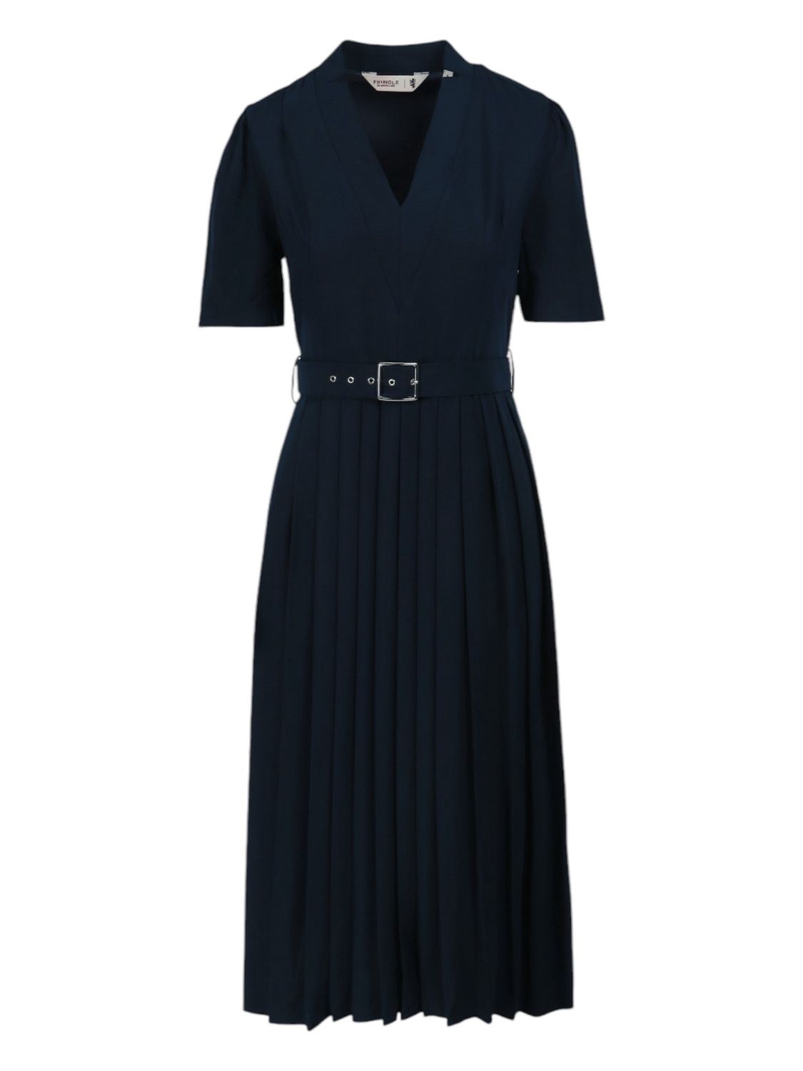 Pringle | Hannah Pleat Dress | Navy, Size: S