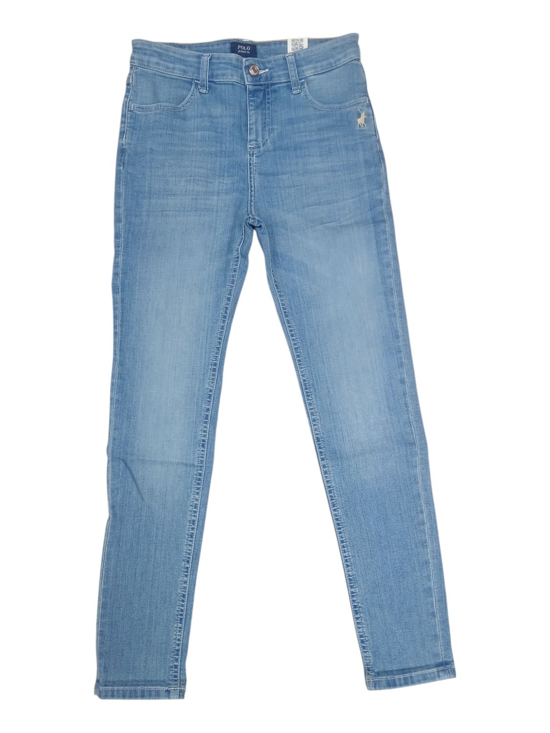 Polo | Girls Mila Skinny Jean | Light Wash, Size: 2-3yrs