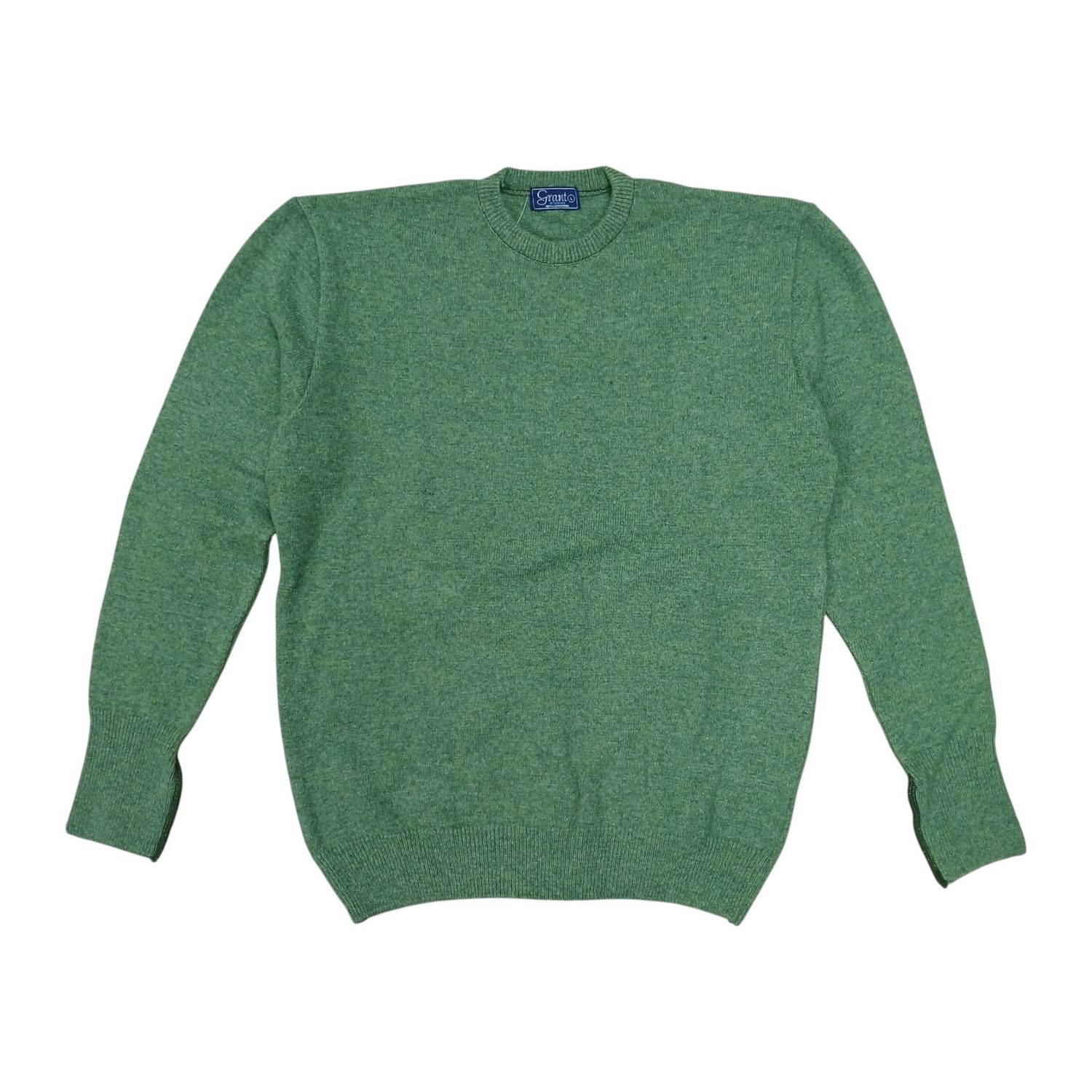 Grant | Lambswool Crew Neck Jersey | Sorrel, Size: M