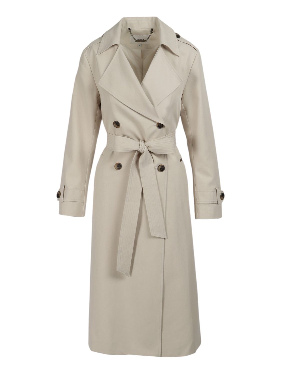 Pringle | Jenna Trench Coat | Stone, Size: S