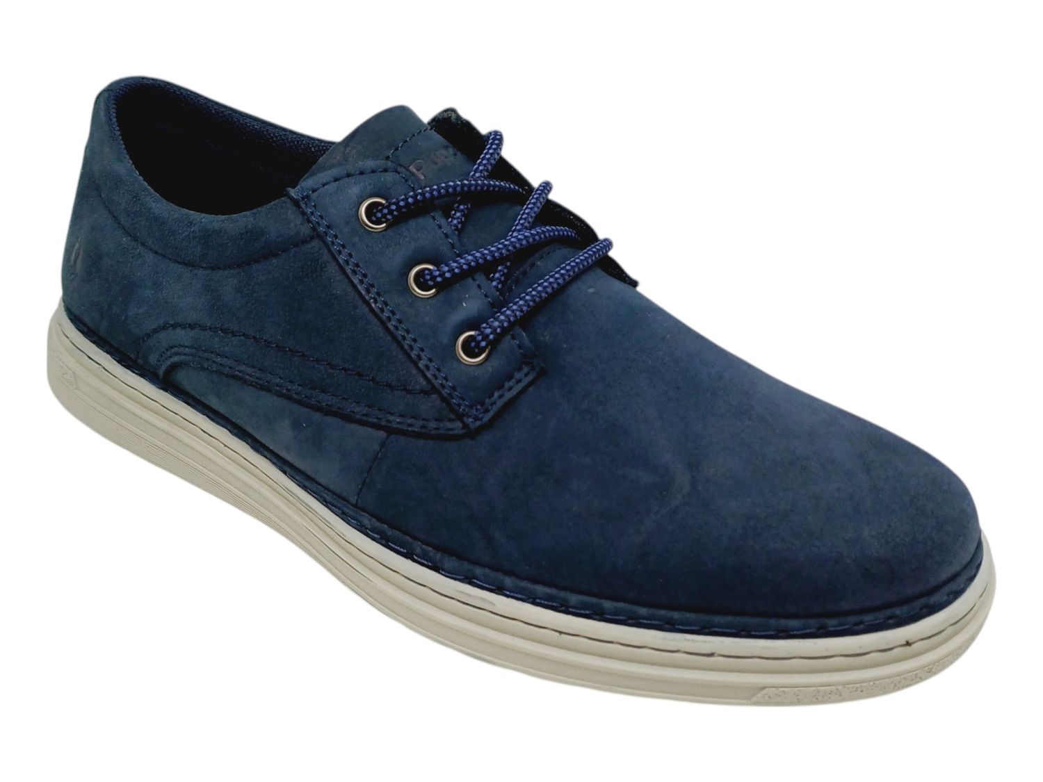Hush Puppies | Charles Lace up | Navy Wax Nubuck, Size: 6