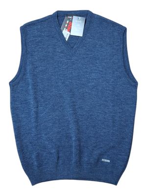 Dino Milano | Knitted Sleeveless Pullover | Pacific Blue