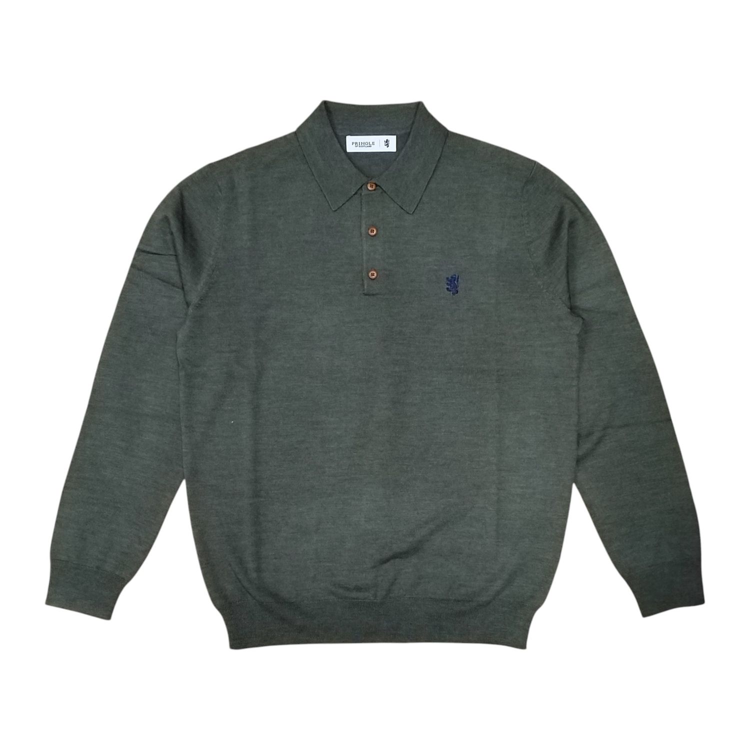 Pringle | Gary Merino Knitwear Golfer | Fatigue, Size: M