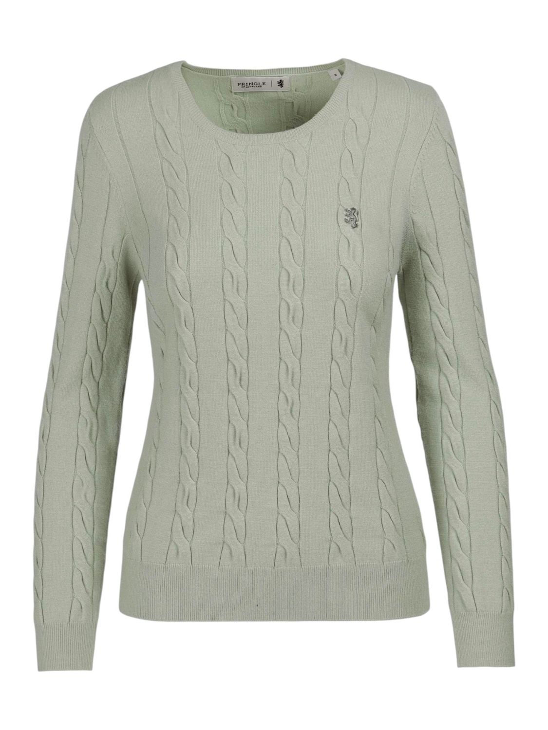 Pringle | Ruby Cable Crew Neck | Sage, Size: S