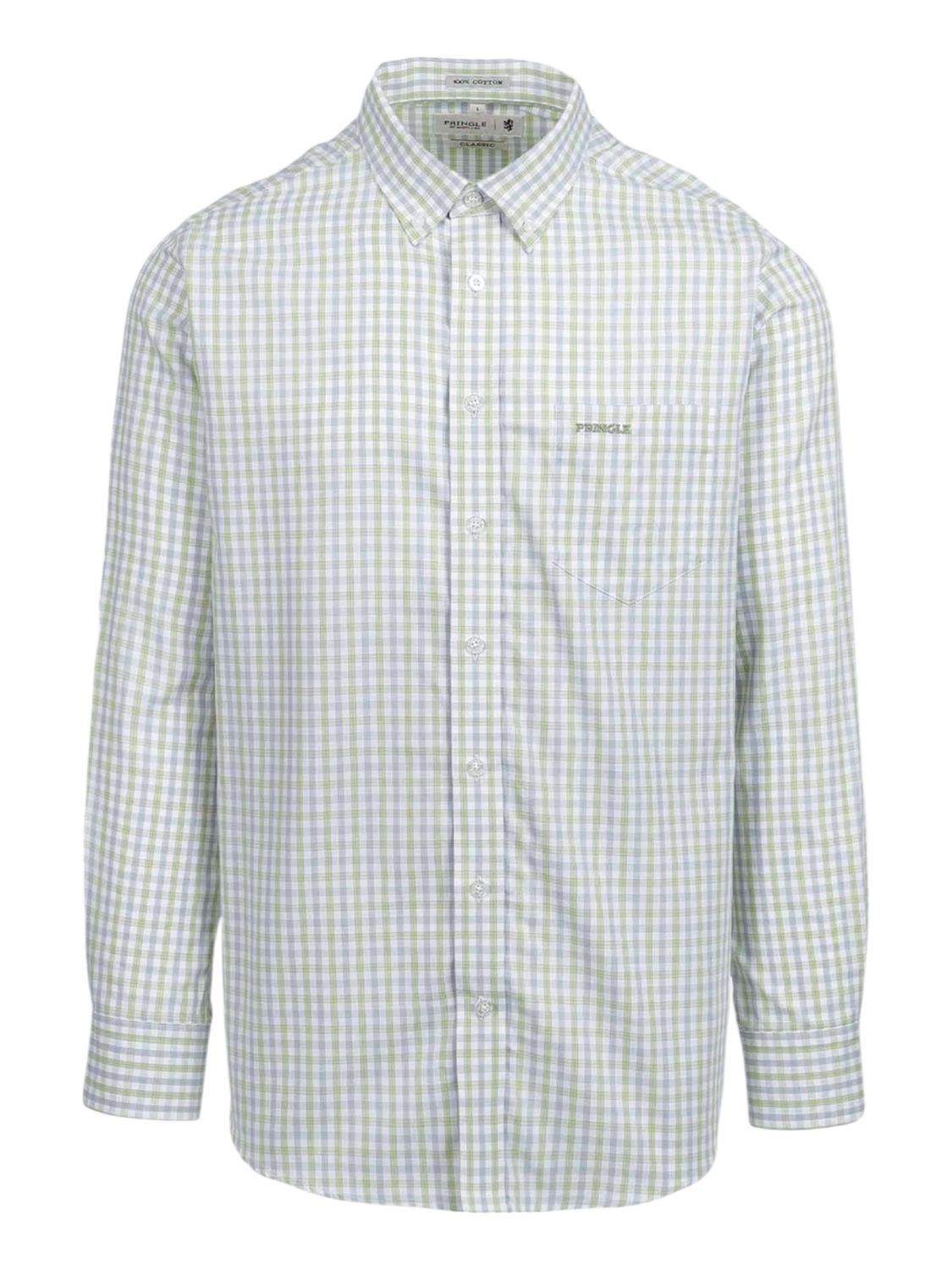 Pringle | Classic Long Sleeve Shirt | Eric | Green, Size: S