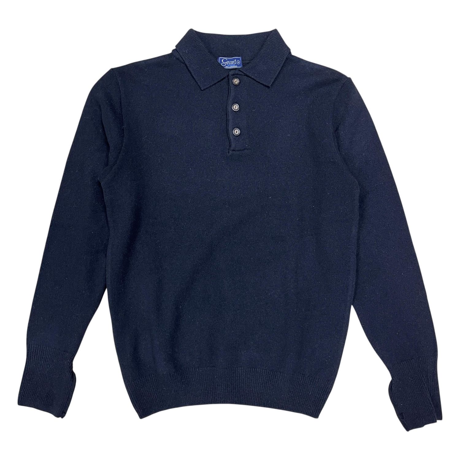 Grant | Lambswool Golfer Jersey | Black, Size: M