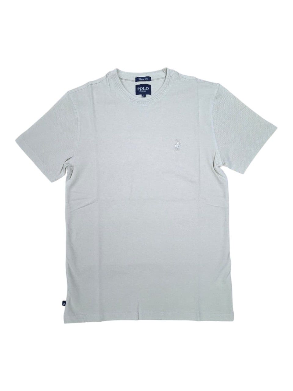 Polo | Short Sleeve Pique T-Shirt | Stone, Size: M