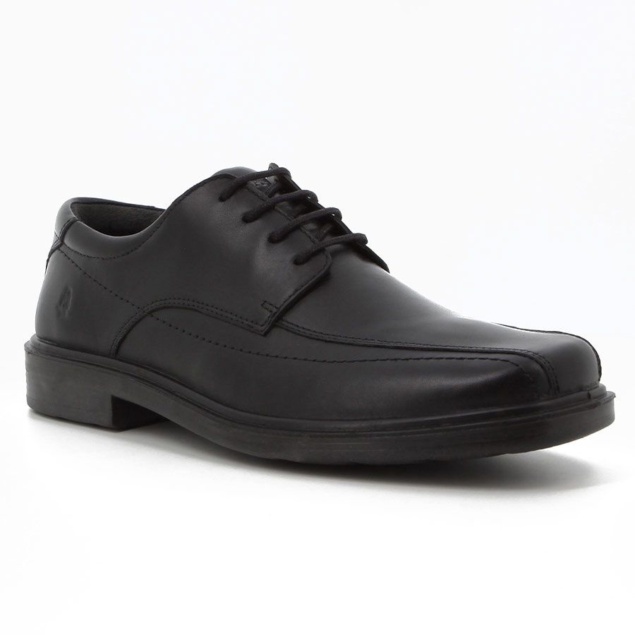 Hush Puppies | Venture II Leather Lace Up | Black, Size: 7