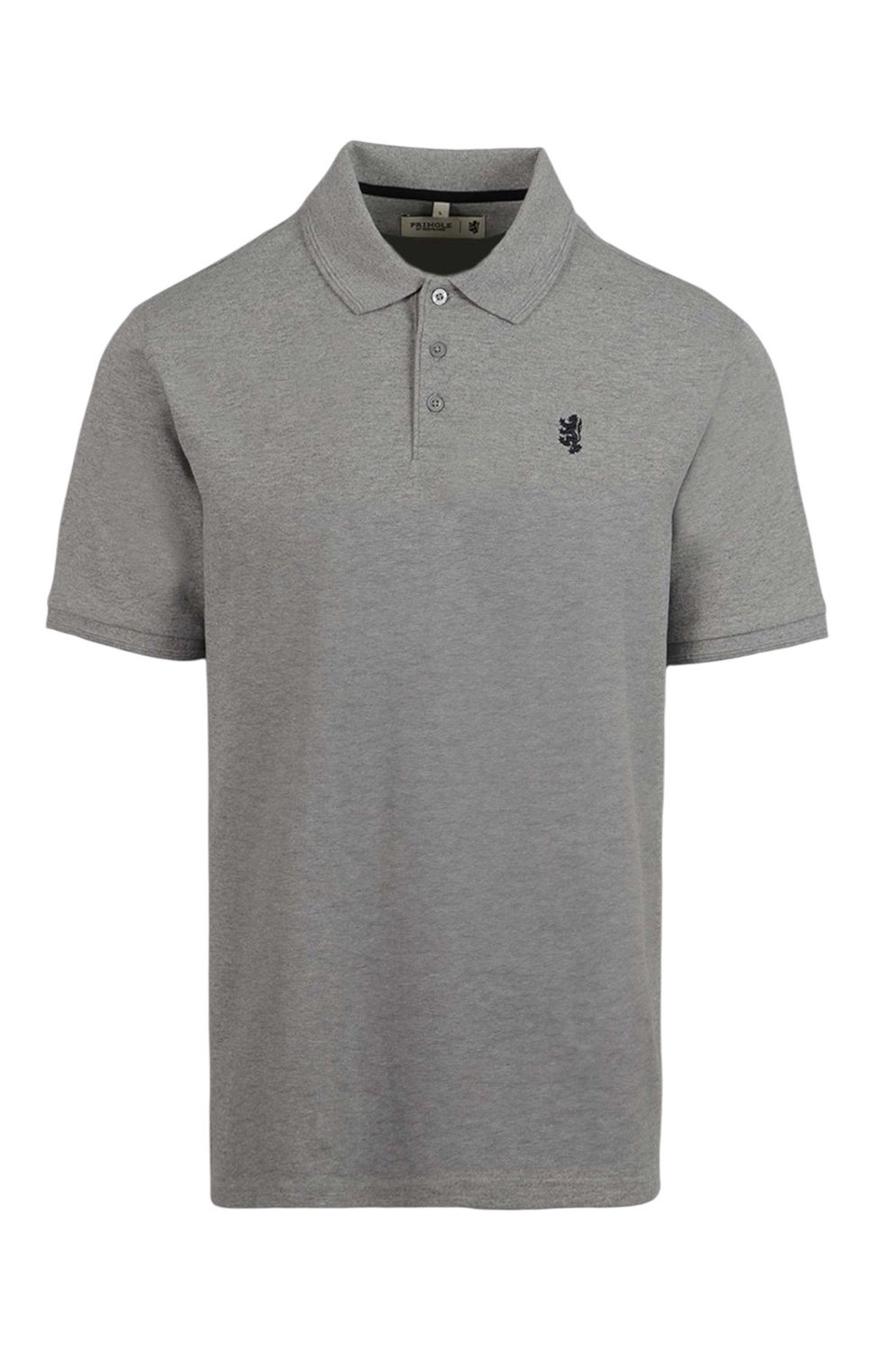 Pringle | Austyn Pique Golfer | Grey Melange, Size: M