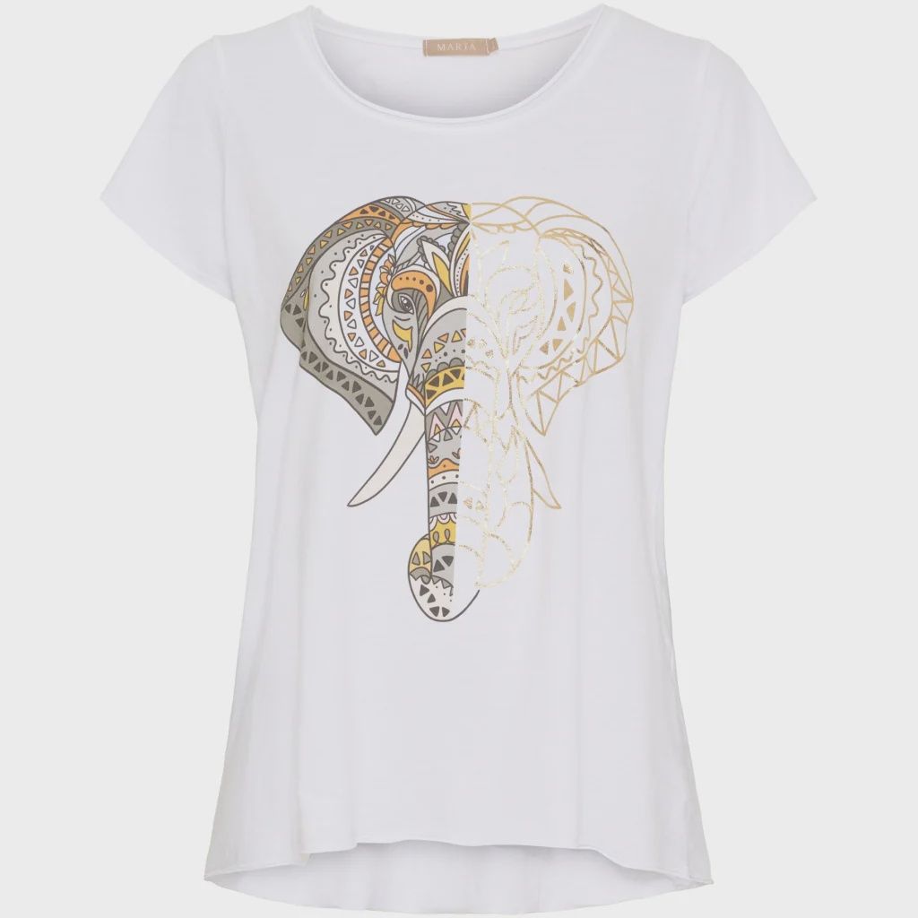 Marta Du Chateau | Marie T-shirt | White Elephant, Size: S/M