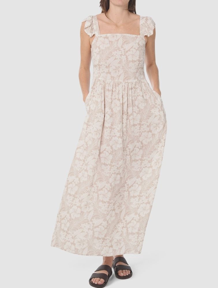 Jeep | Resort Printed Maxi Dress | Multi, Size: S