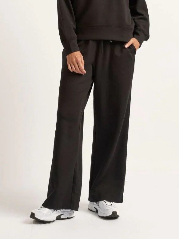 Boody | Bamboo CloudKnit™ Women's Straight Leg Sweat Pants | Black, Size: S