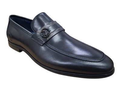 Polo | Circle Trim Penny Loafer | Black