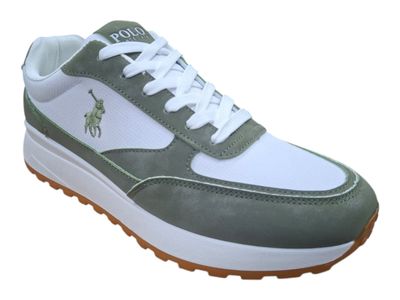 Polo | Basic Runner Sneaker | Green &amp; White