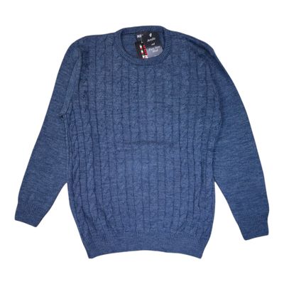 Dino Milano | Round neck Jersey MDR56 | Pacific Blue