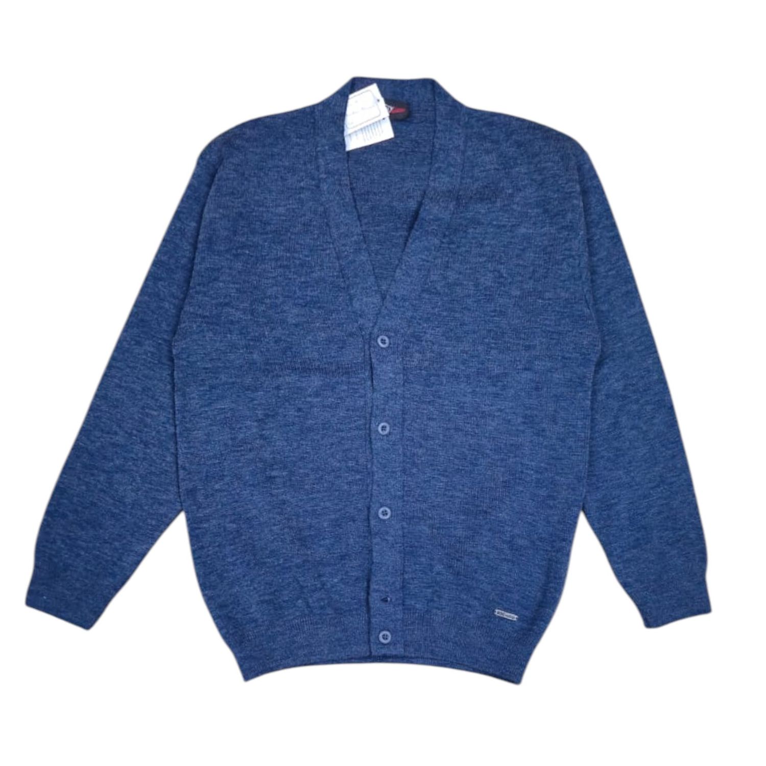 Dino Milano | Buttoned V-neck cardigan MDC4 | Pacific Blue, Size: S