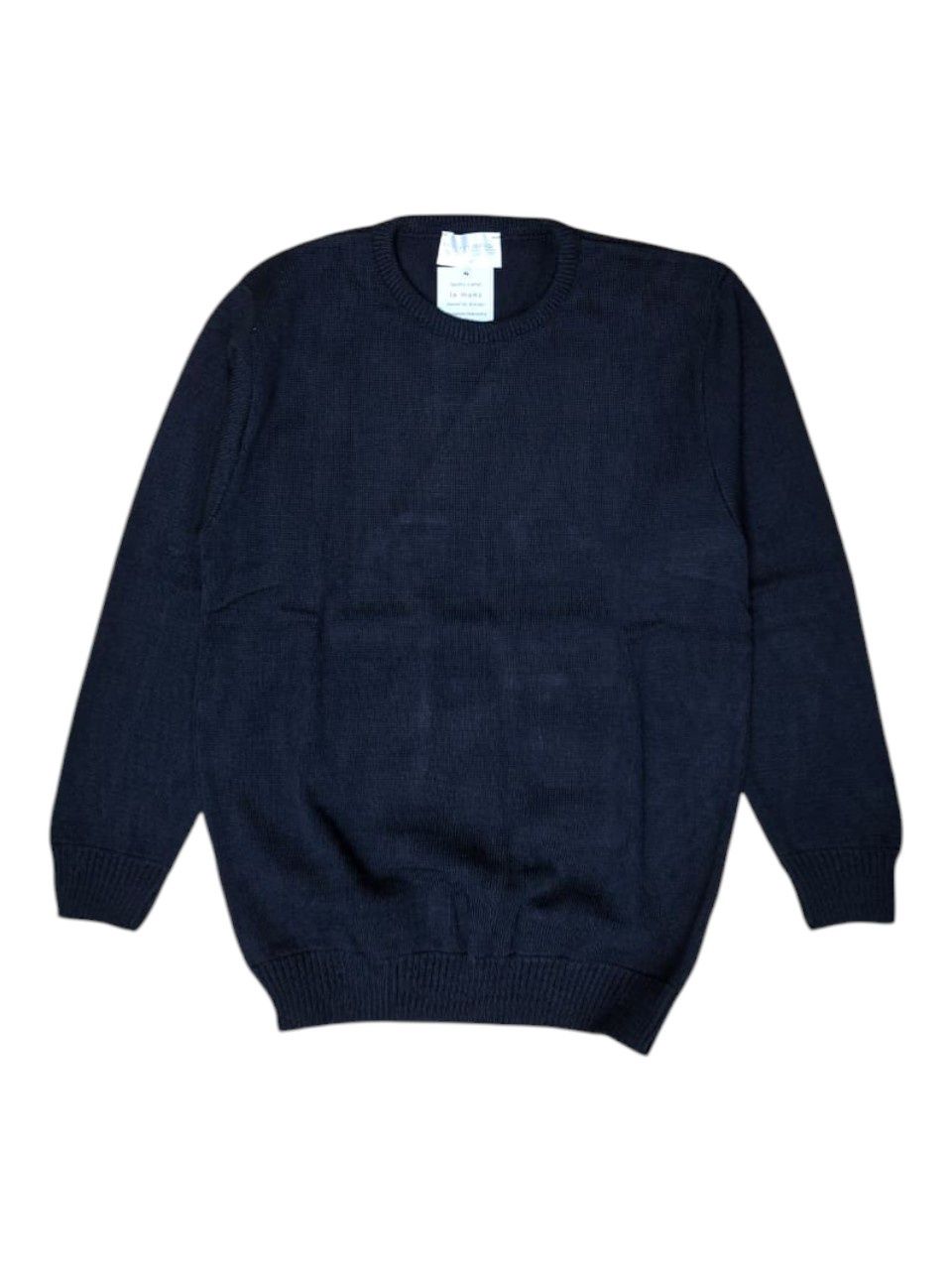 Le Mans | Plain Pull Over Crew Neck MR204 | Black