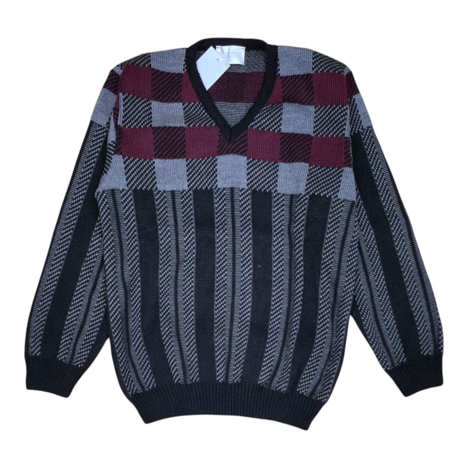 Le Man | Fancy pull over V-Neck MV2714 | Black