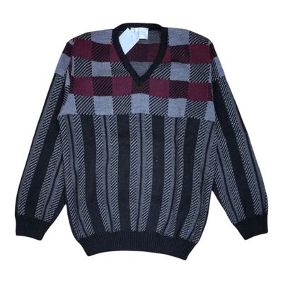 Le Man | Fancy pull over V-Neck MV2714 | Black