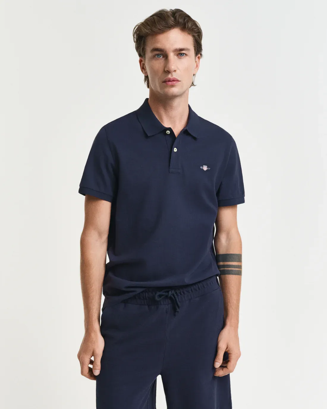 Gant | Regular Shield Pique Golfer | Dark Blue, Size: M