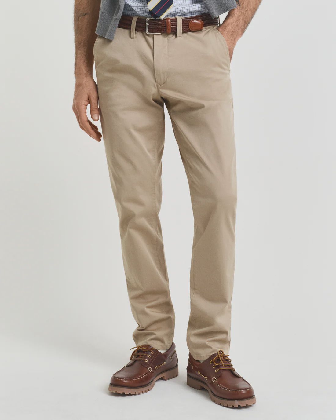 Gant | Slim twill chinos | Khaki, Size: 32