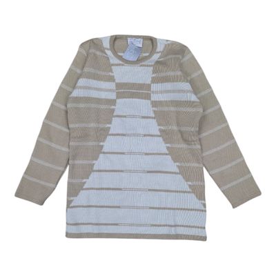 Romy | Geometric stripe pullover LP4301 | Stone