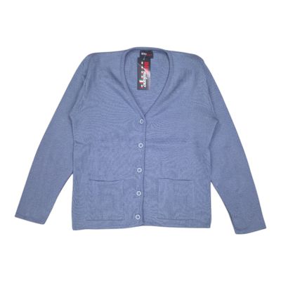 Dino Milano | Stripe button front cardigan C4353 | Denim