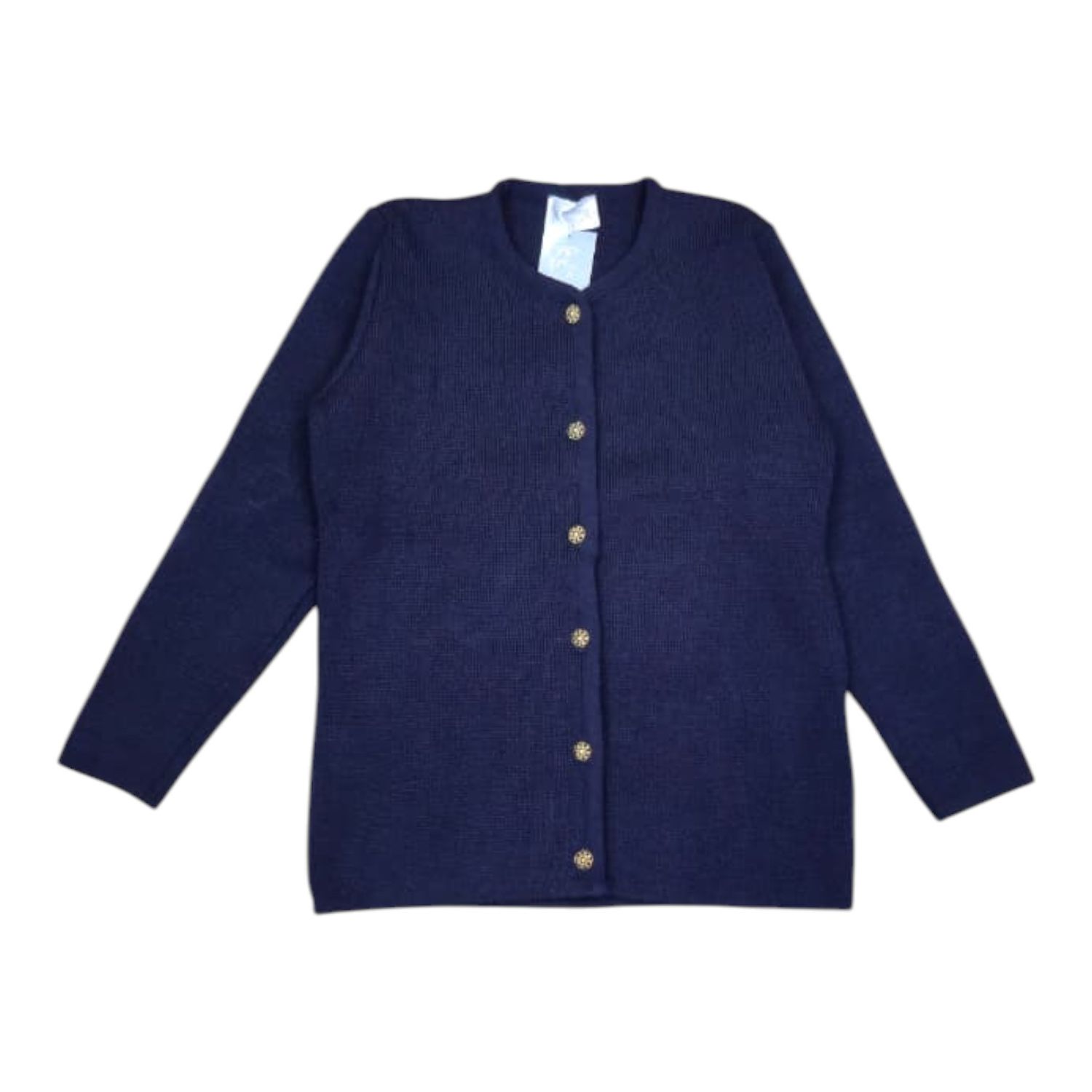 Romy | Buttoned cardigan C4348 | Navy, Size: S